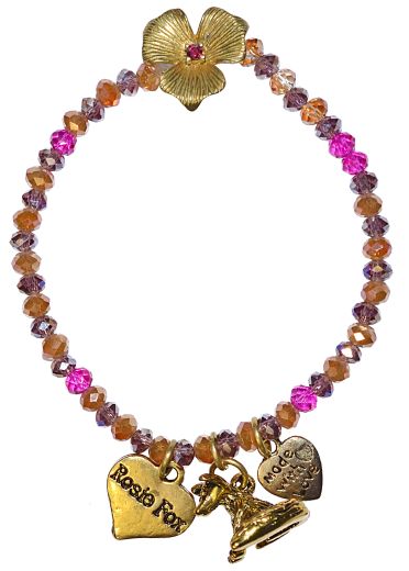 Fuchsia Rose Bracelet