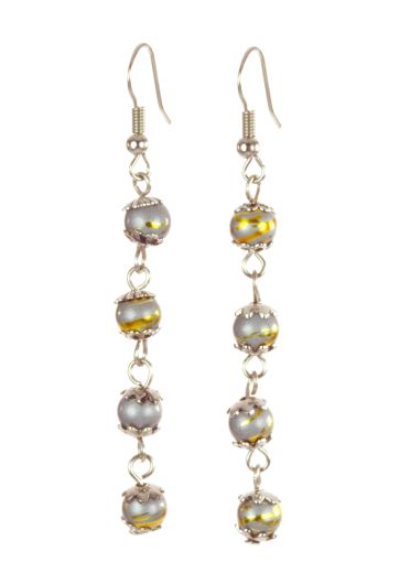 Gold Smoke Earrings