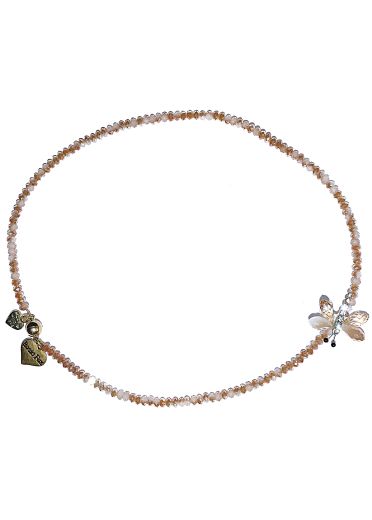 Honey Dragonfly Necklace