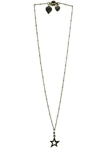 Jet Star Chain Necklace