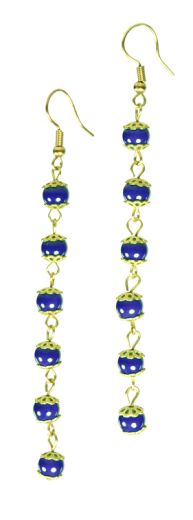 Navy Earrings