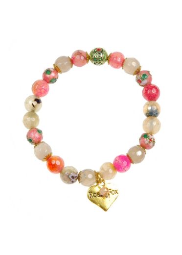 Peony Agate Bracelet
