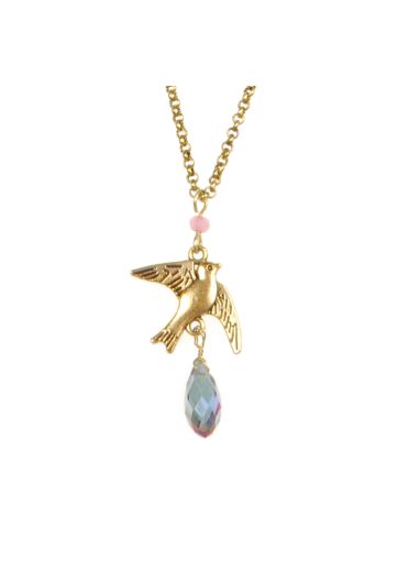 Peony Dove Necklace 