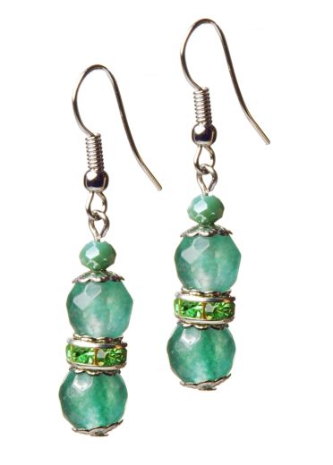 Pistachio Jade Earrings
