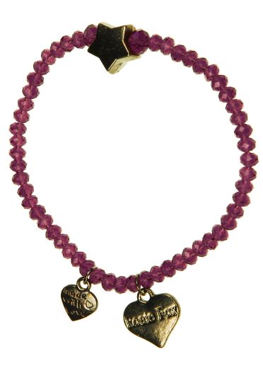Plum Star Bracelet
