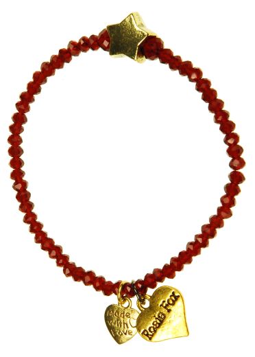 Ruby Star Bracelet