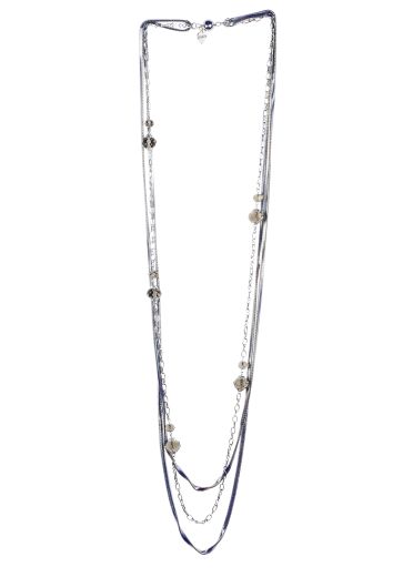 Silver Grey Chain Necklace