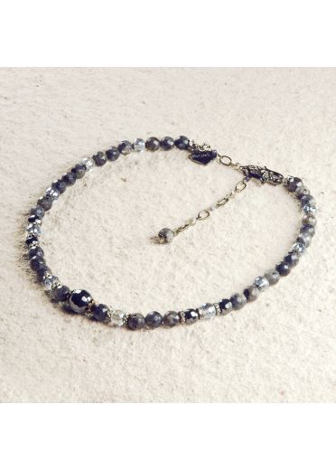 Slate Agate Necklace