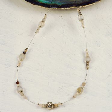 Smoky Quartz Strand Necklace