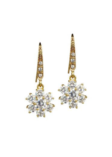 Vintage Crystal Star Earrings