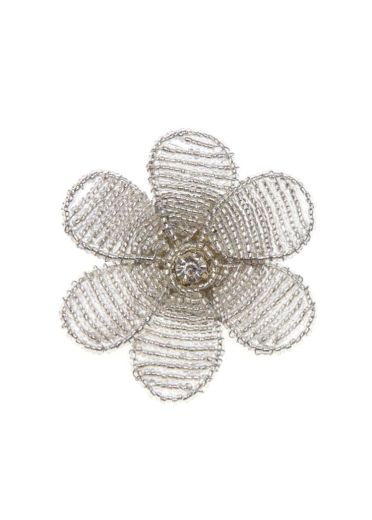 Crystal Beaded Blossom Hair Clip