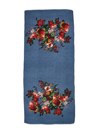 Slate Roses Scarf