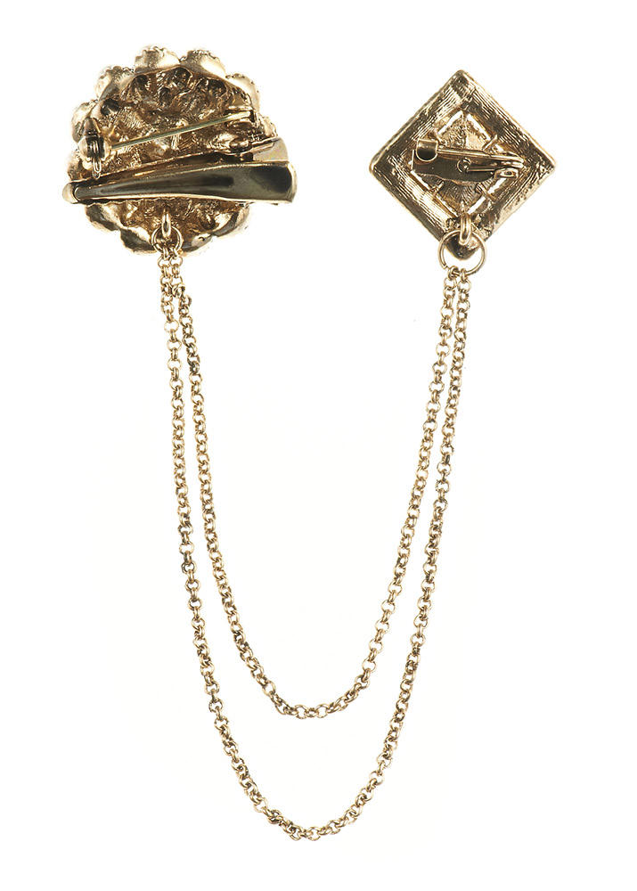 Art Nouveau Pearl Hairclip & Brooch