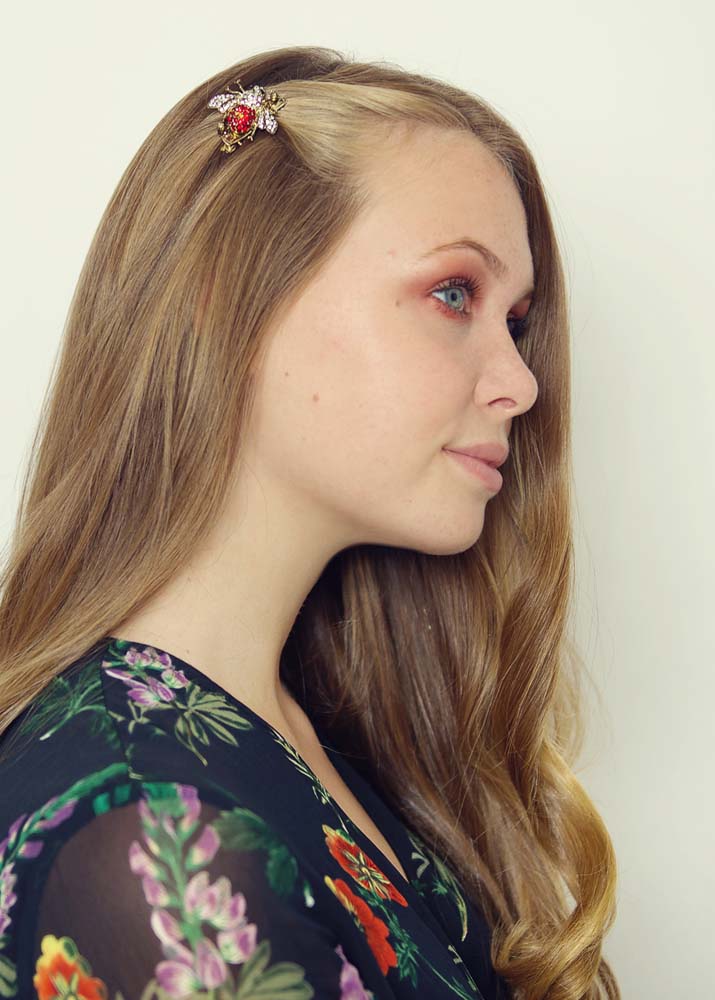 Royal Bee Hairclip & Brooch 