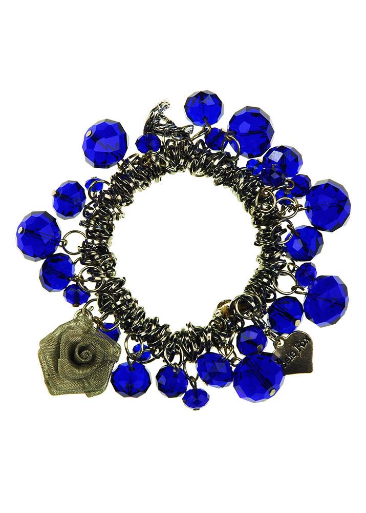 Cobalt Blue Charm Cuff