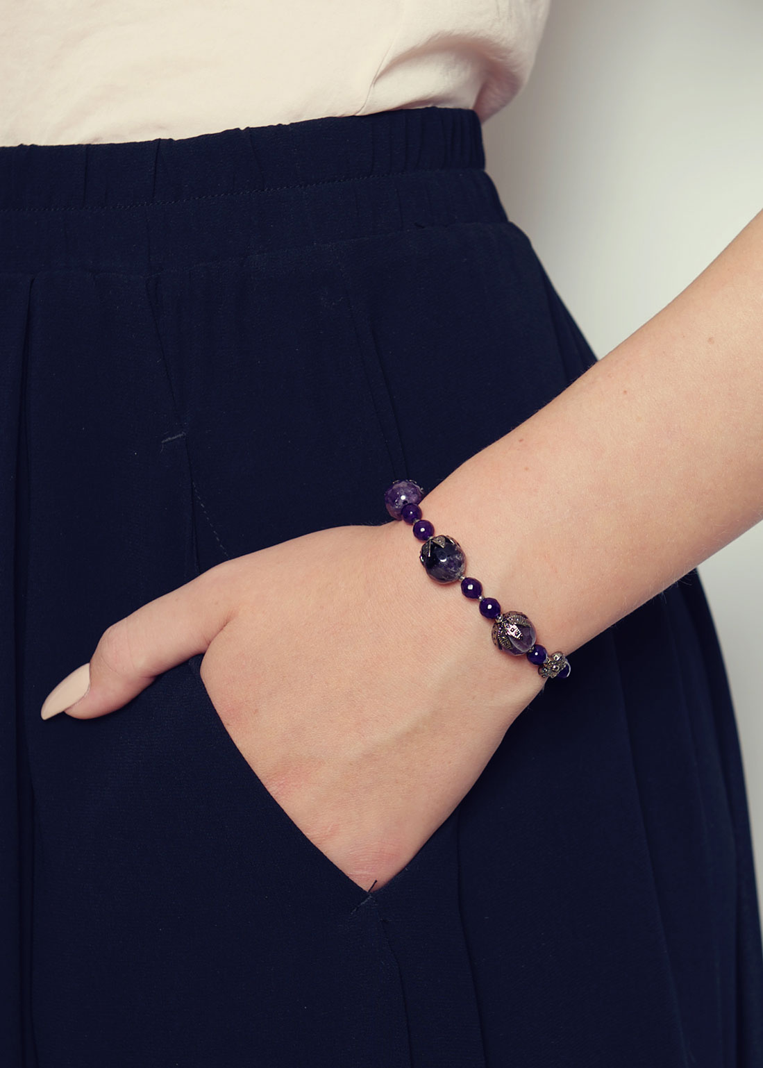 amethyst vintage bracelet