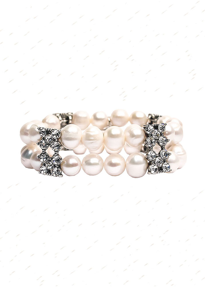 Elizabeth Pearl and Crystal Cuff