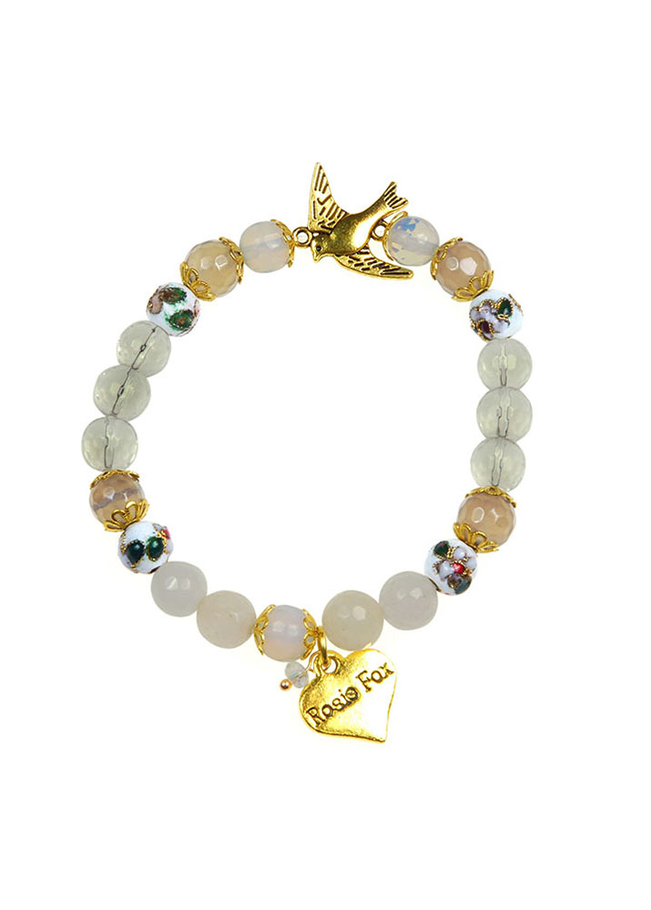 Crystal Dove Bracelet