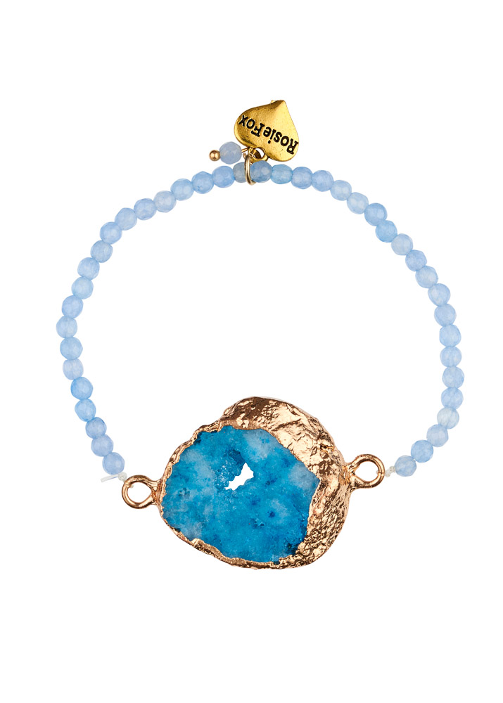 Sky Agate Crystal Bracelet