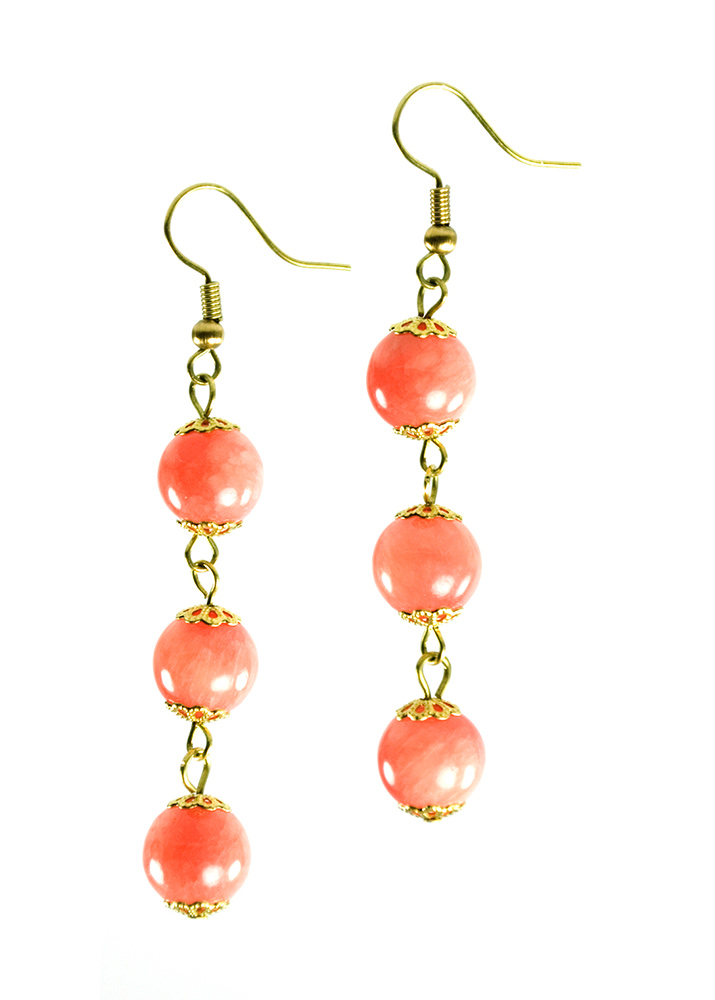 Poppy Agate Earrings