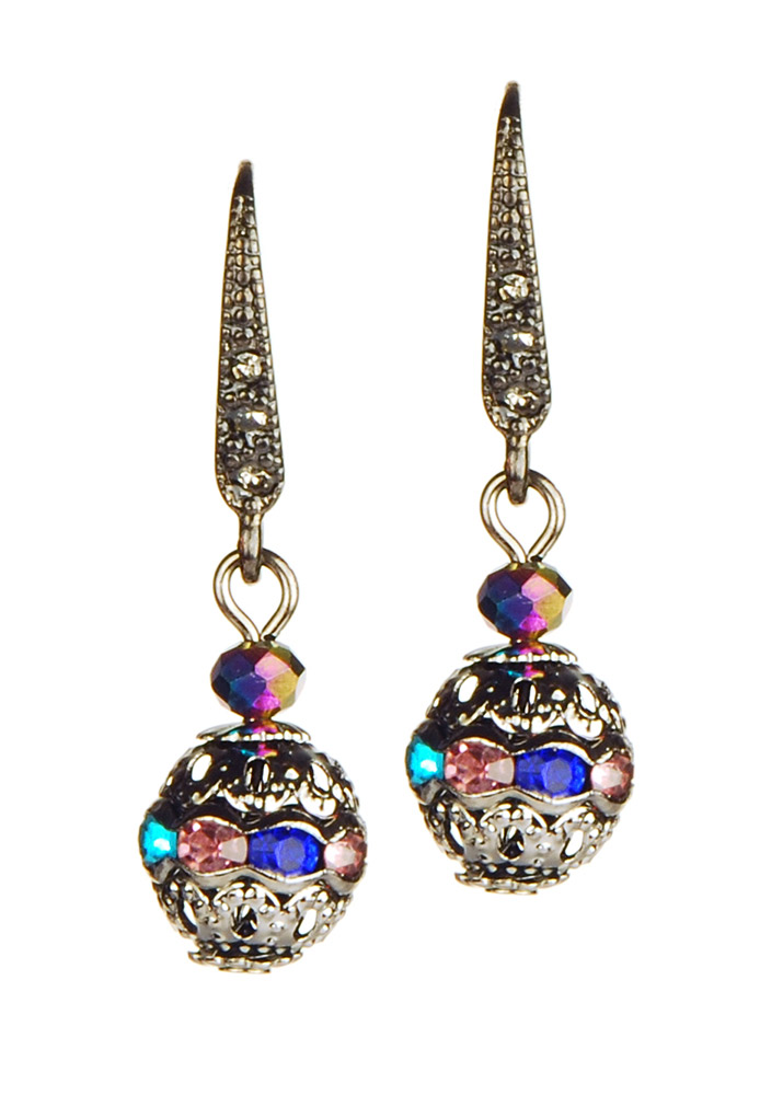 Rainbow Sphere Earrings