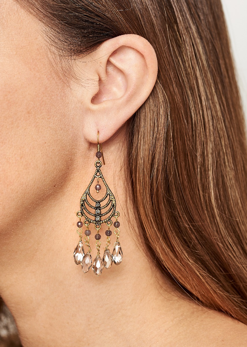 Dove Chandalier Earrings