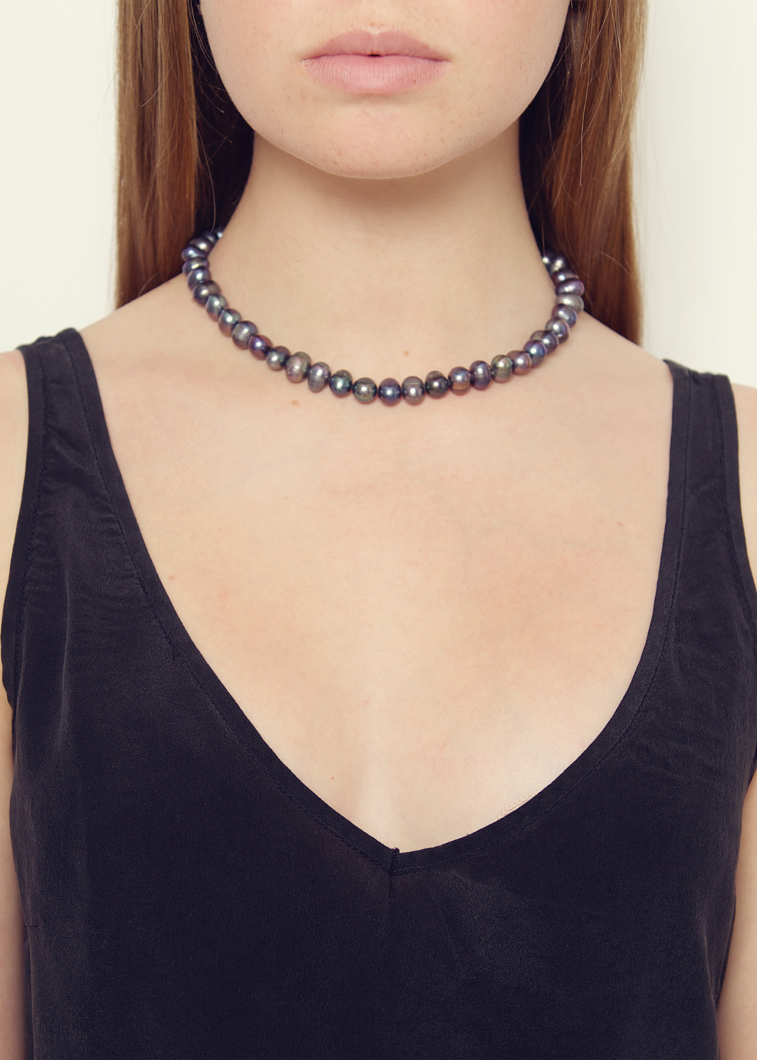 Black Pearl Necklace
