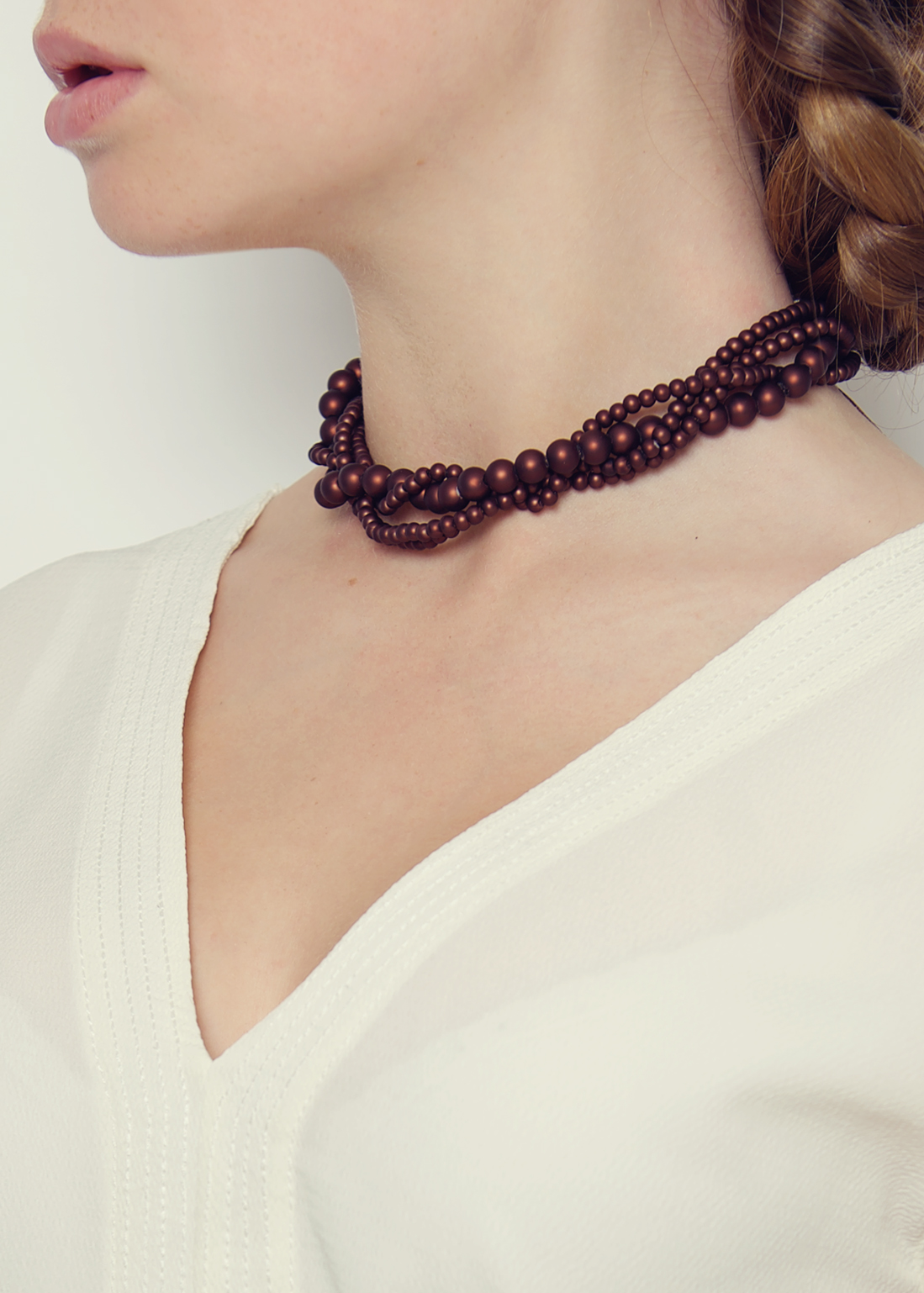 Coco Twist Ribbon Necklace