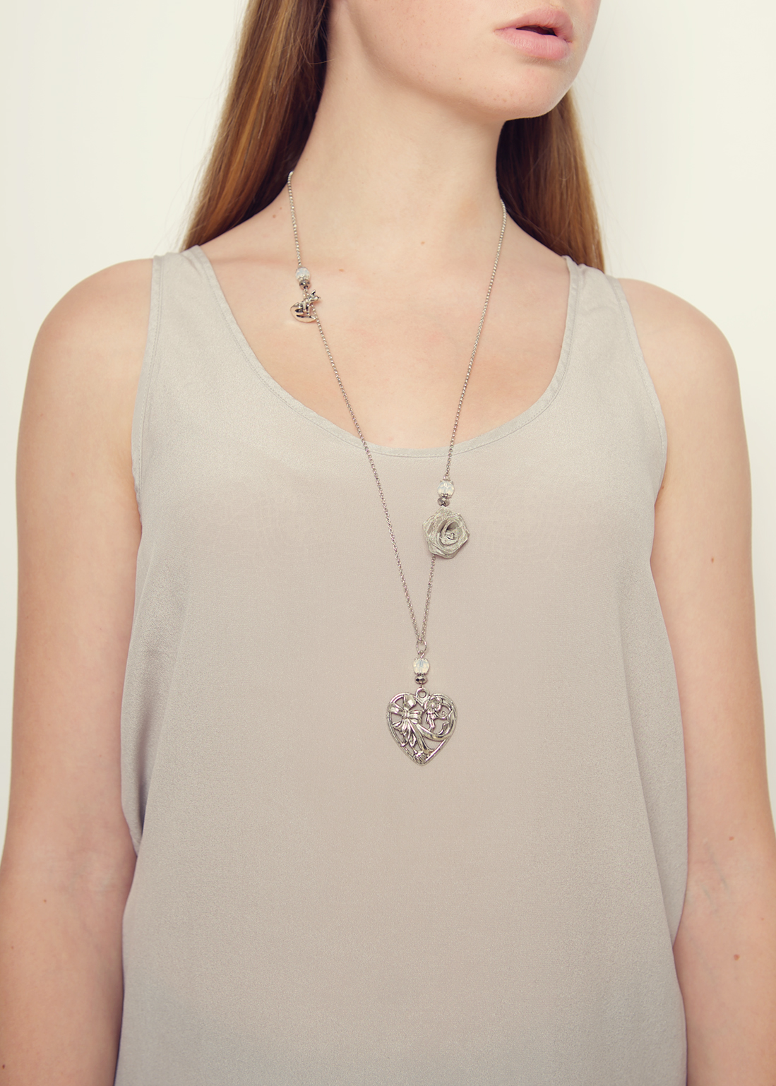 Moonlight Heart Necklace