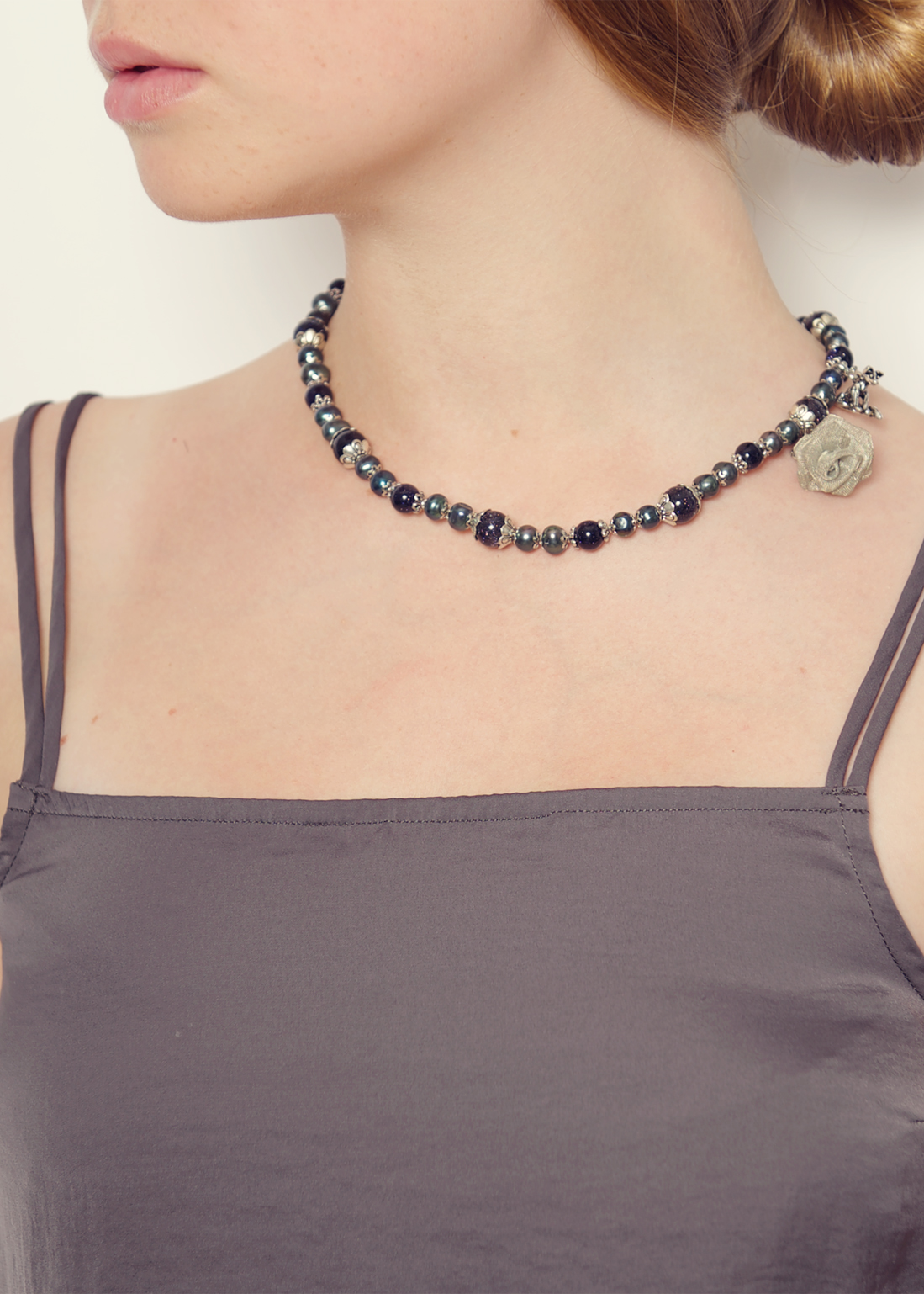 Midnight Black Pearl Necklace