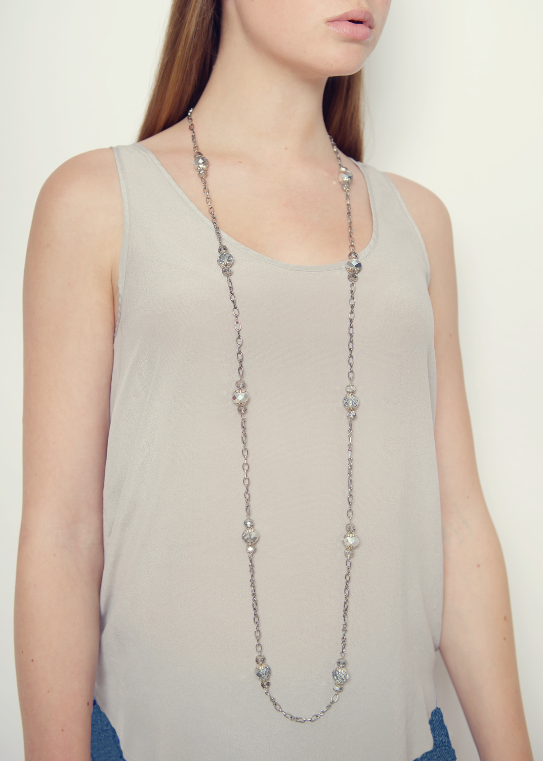 Crystal Chain Necklace