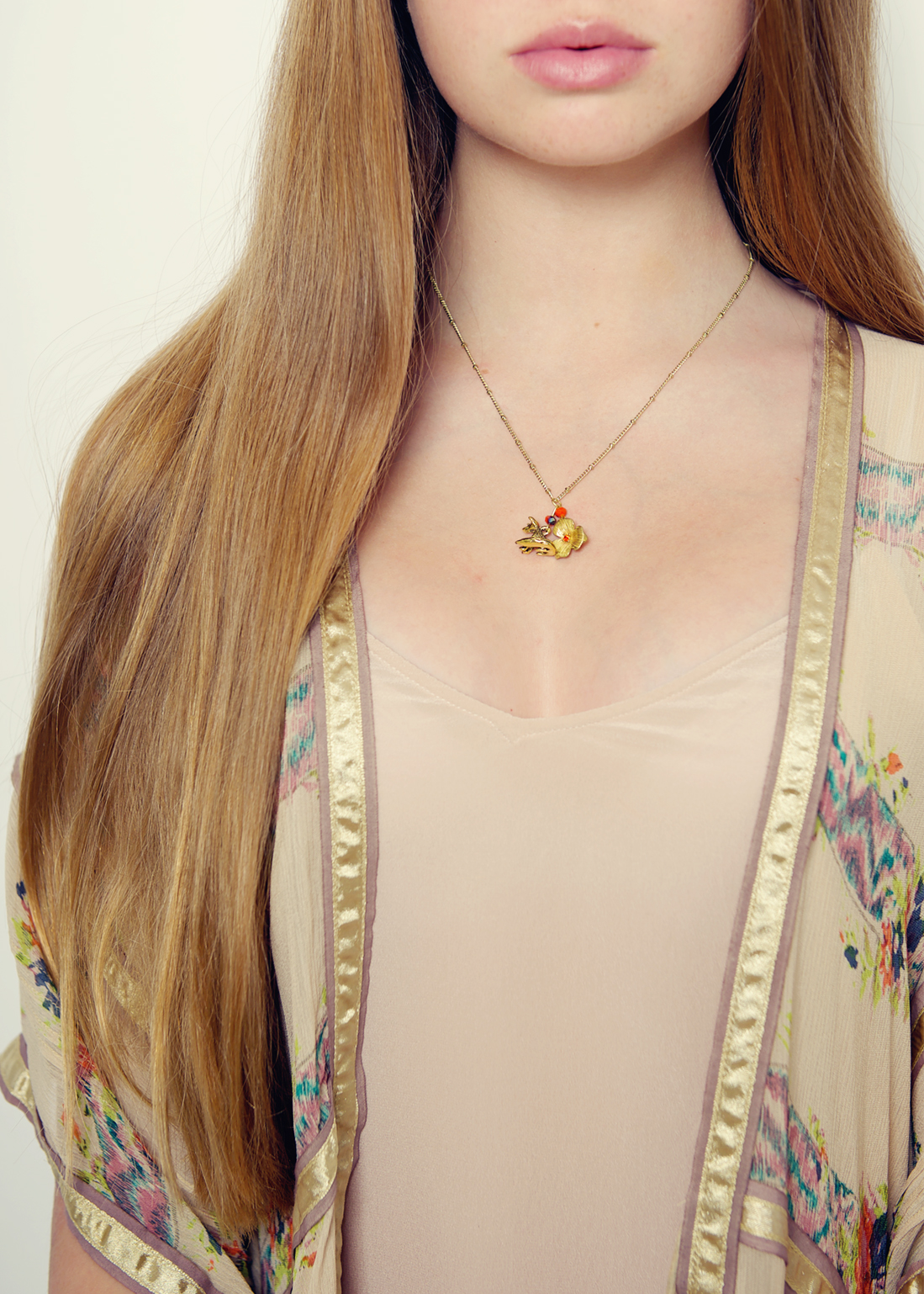 Tiger Fox Chain Necklace