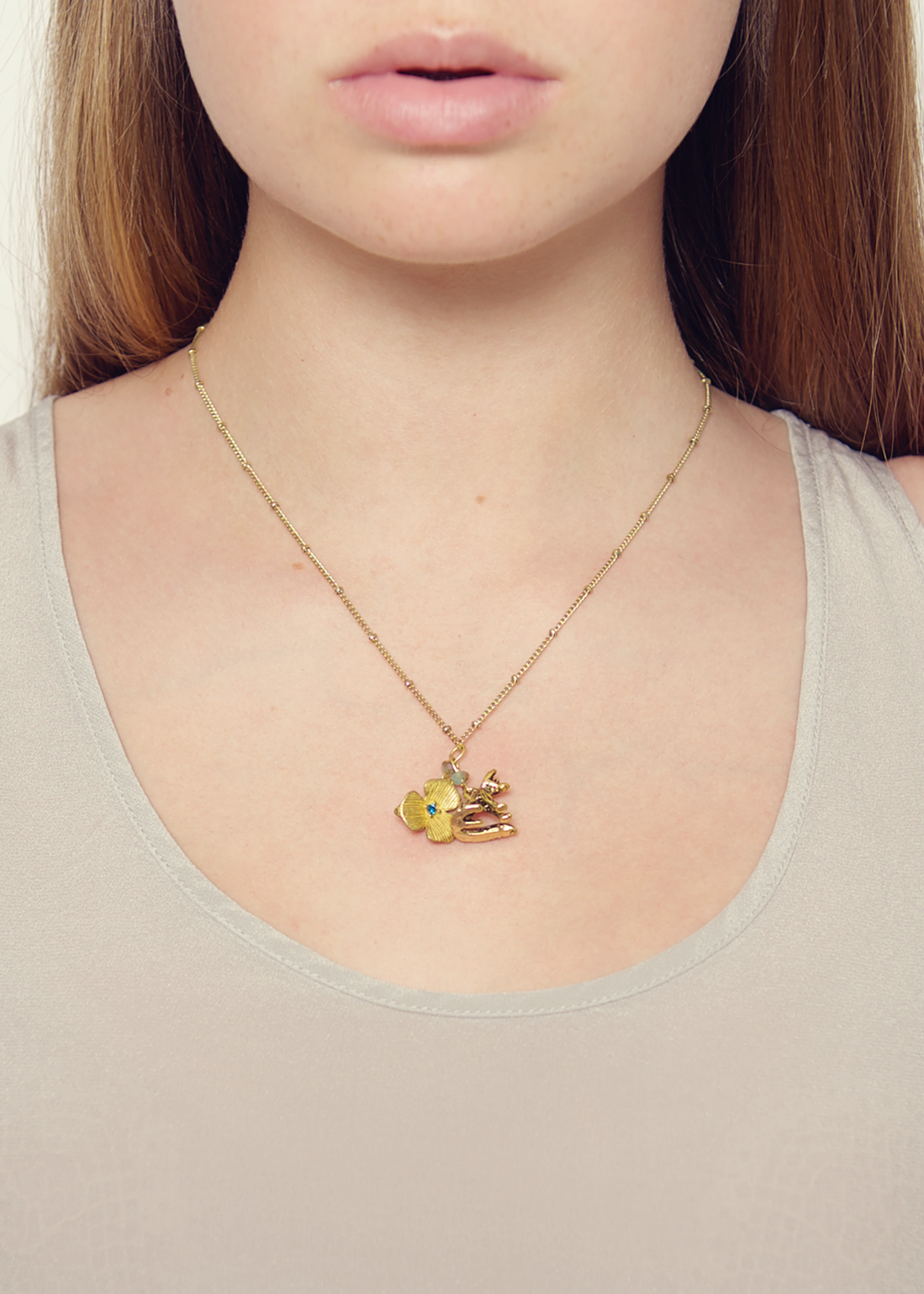 Turquoise Fox Necklace