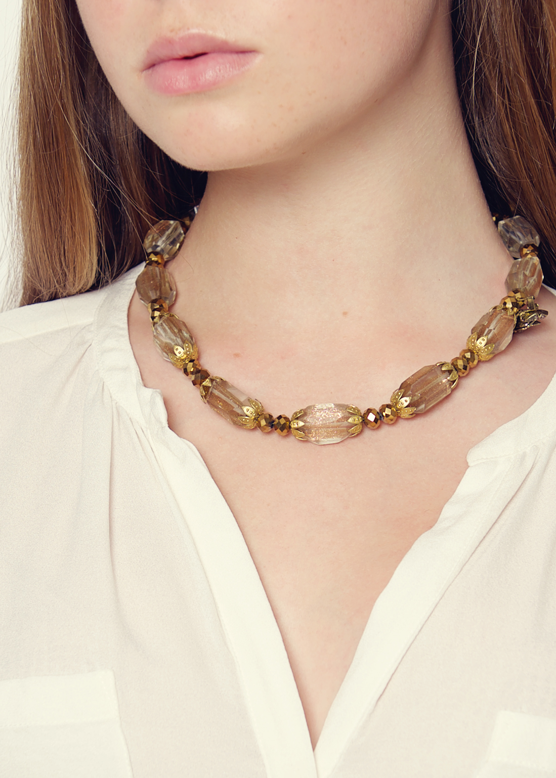 Golden Sandstone Necklace 