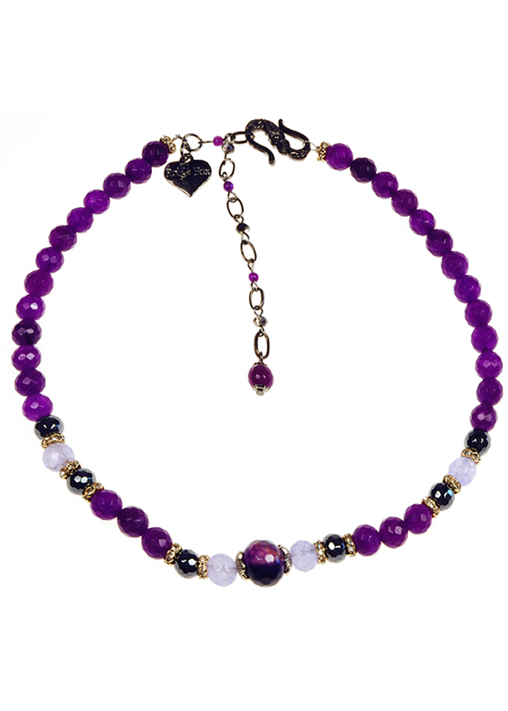 Berry Agate Necklace