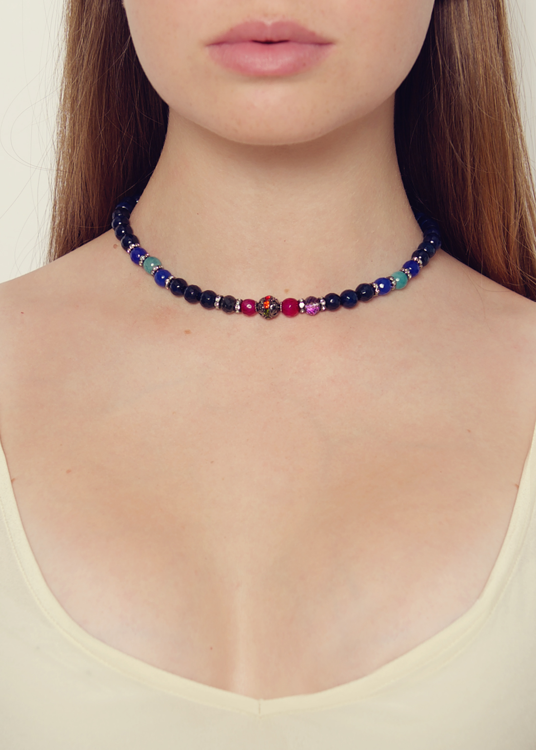 Midnight Agate Necklace