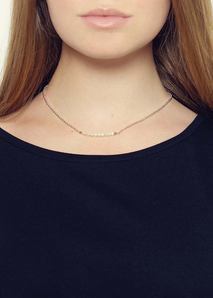 Freshwater Peal Bar Necklace
