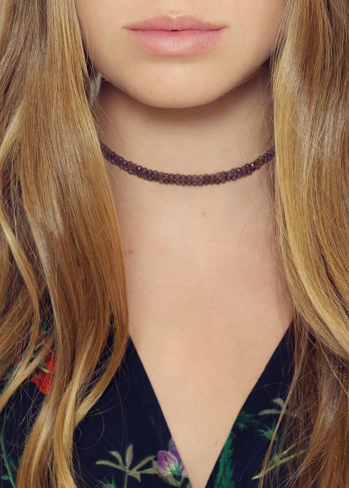 Dove Agate Choker