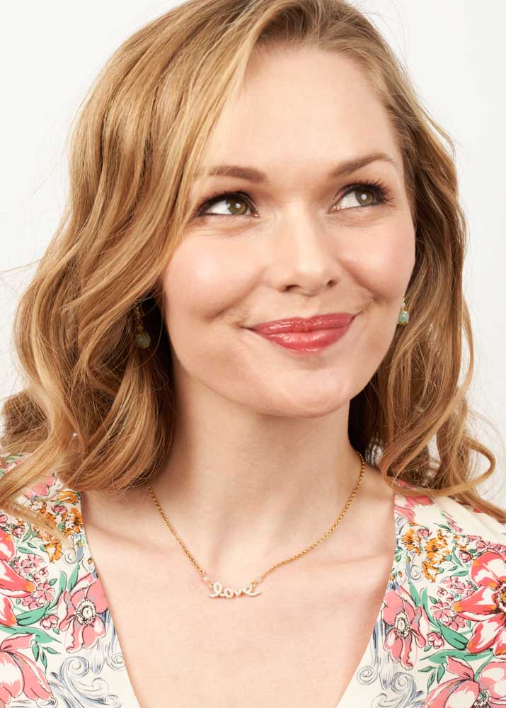 Amazonite Love Chain Necklace