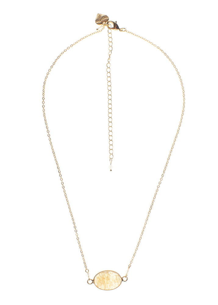 Citrine Gemstone Chain Necklace
