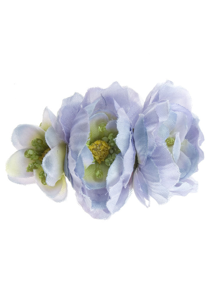 Lilac Triple Blossom Hairclip And Corsage