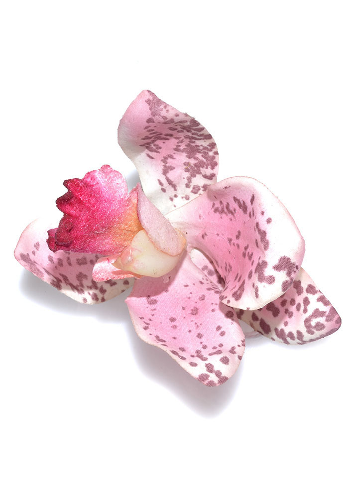 Pink Tiger Orchid Hairclip & Corsage