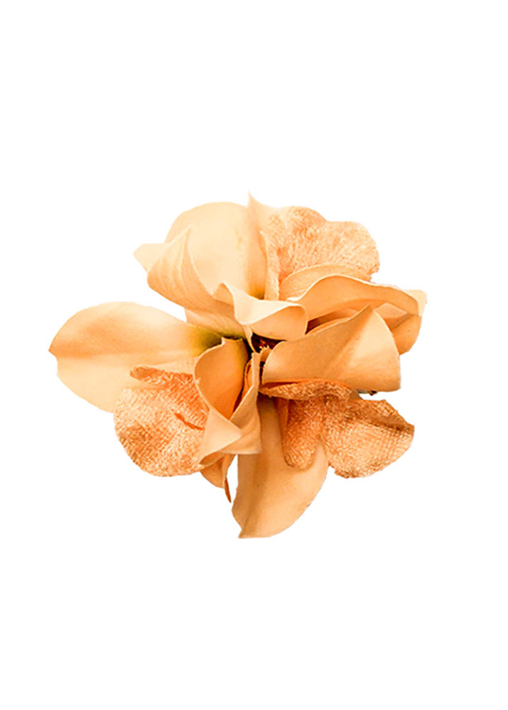 Peach Lily Hairclip & Corsage