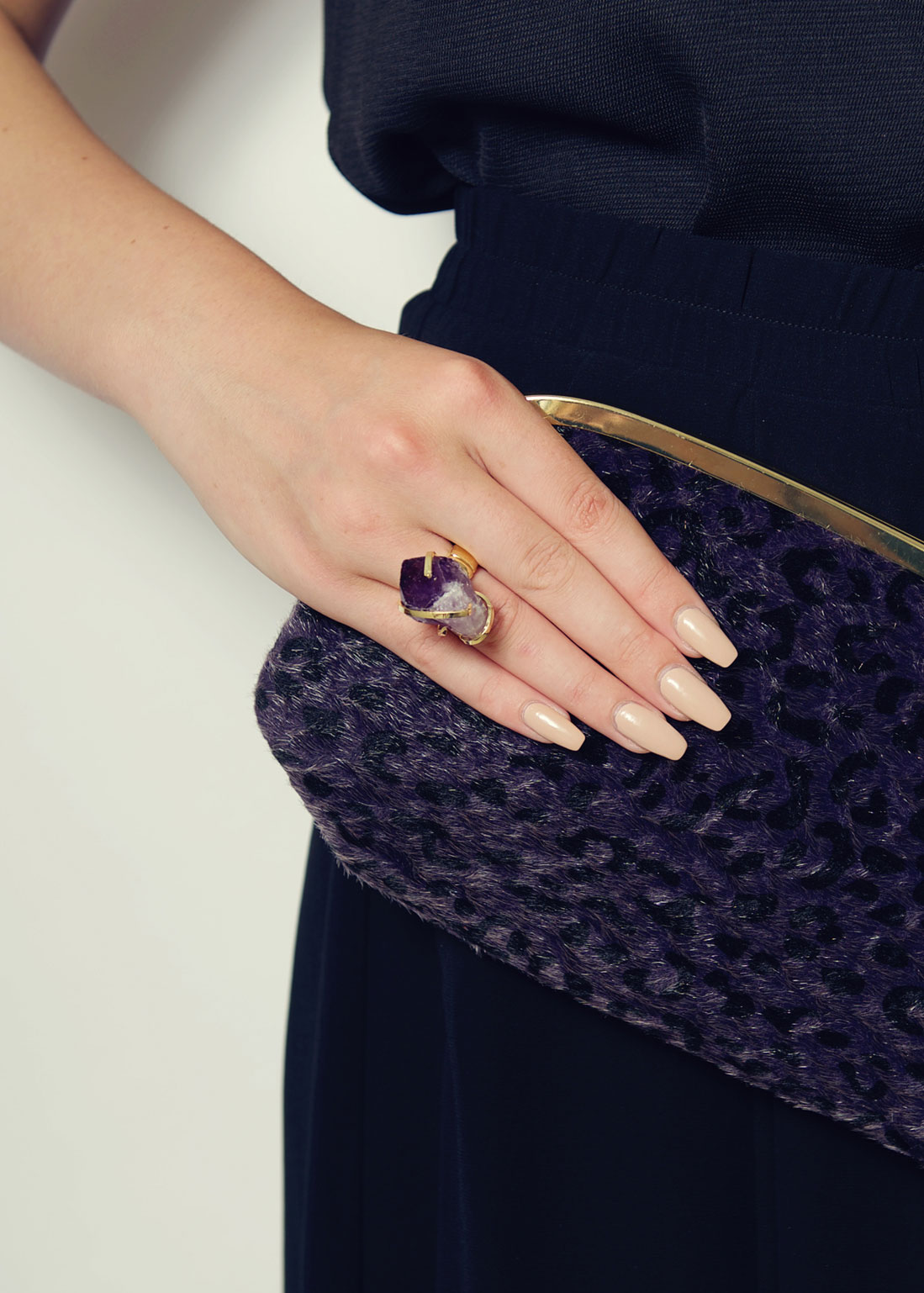 Amethyst Quartz Ring
