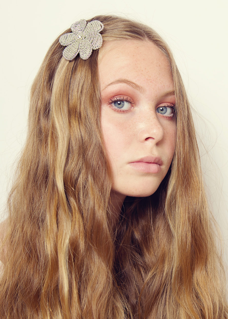 Crystal Beaded Blossom Hair Clip