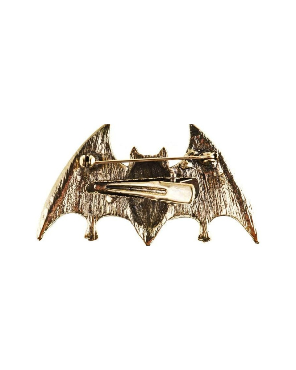 Forest Crystal Bat Hairclip and Brooch
